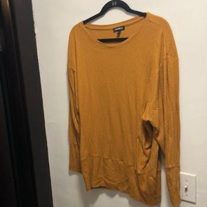 Mustard soft long sleeve top